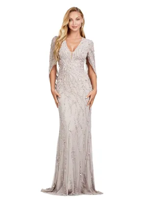 Elegant Catalina Evening Gown with Embellished Details