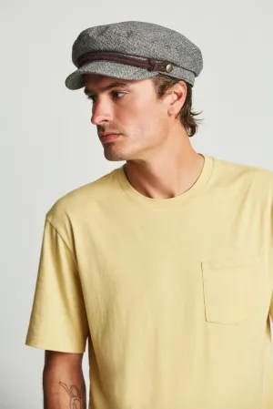 Fiddler Cap - Heather Grey/Cream