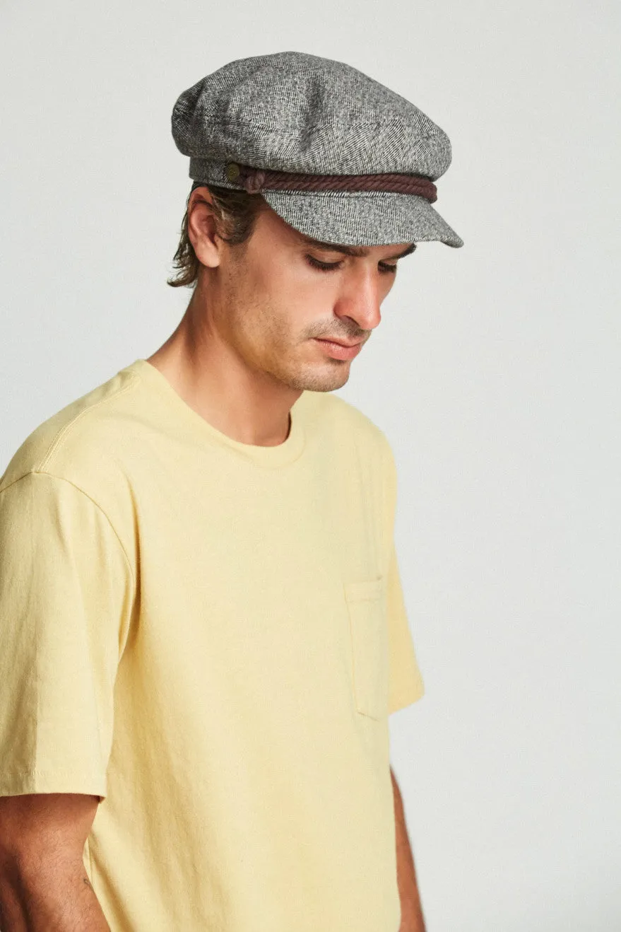 Fiddler Cap - Heather Grey/Cream