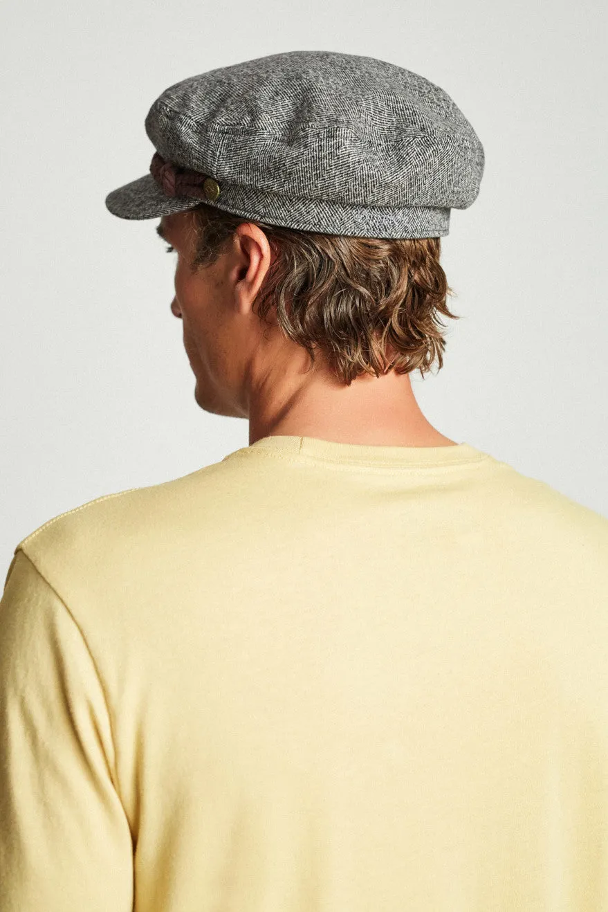 Fiddler Cap - Heather Grey/Cream