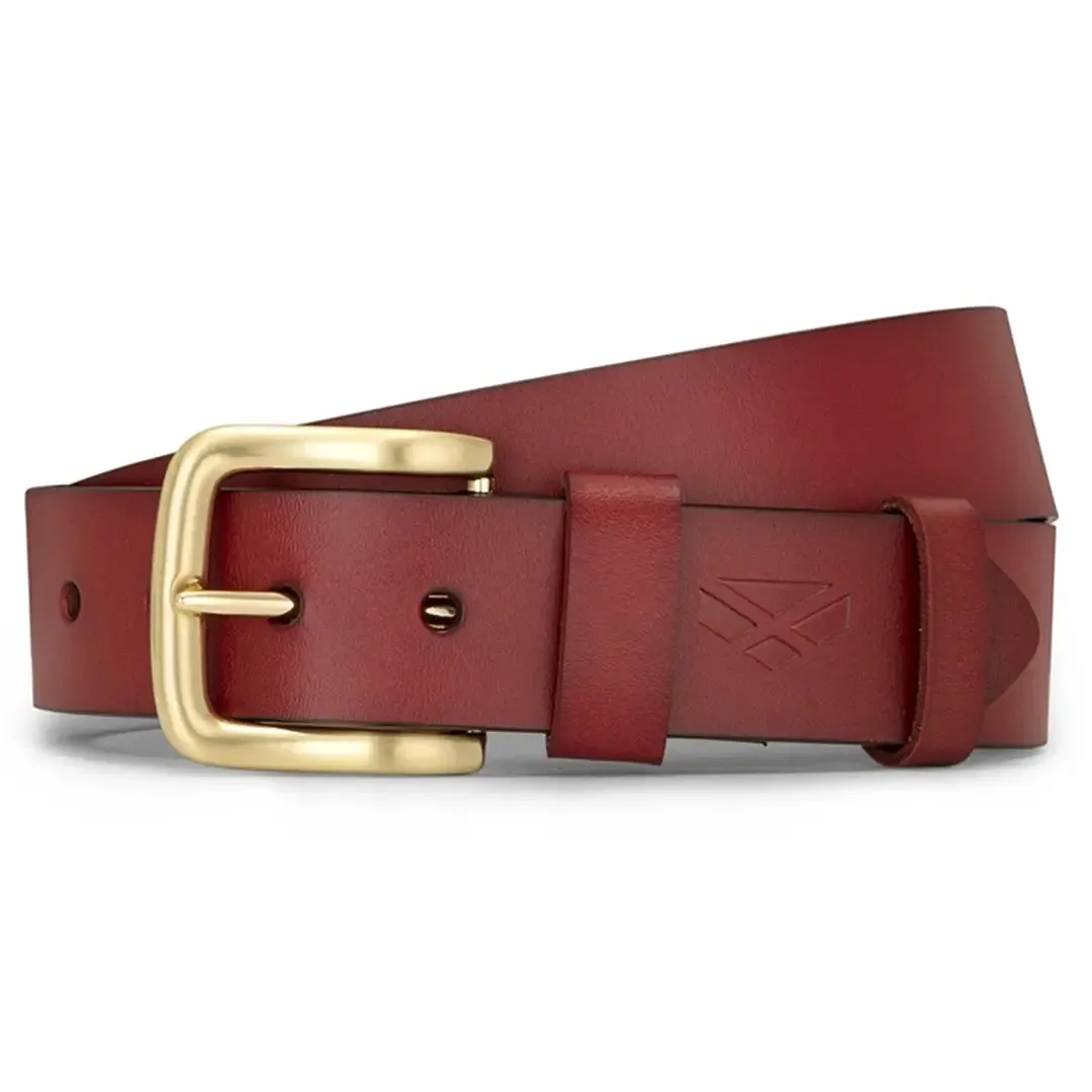 Luxury Leather Belt by Hoggs of Fife