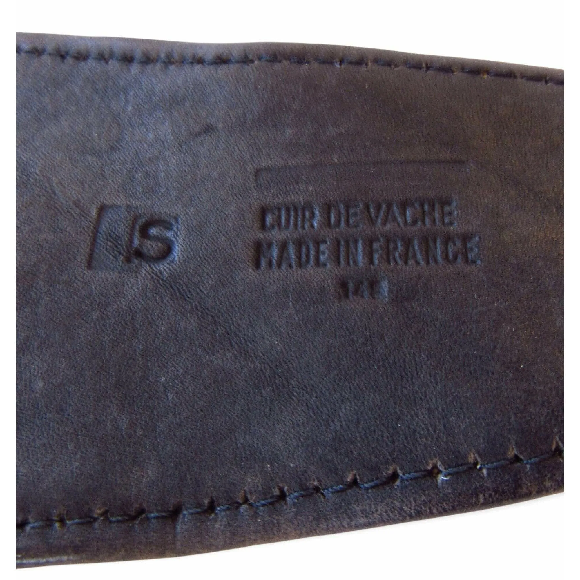 Maison Martin Margiela Asymmetrical Saddle Leather Belt