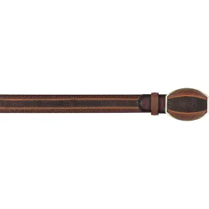 Los Altos Mens Python Laser-Embossed Casual Belt - C24UN5707