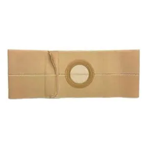Nu-Comfort 2" Wide Beige Support Belt 2-1/2" I.D. Ring Plate 36"-40" Waist Large, Latex-Free